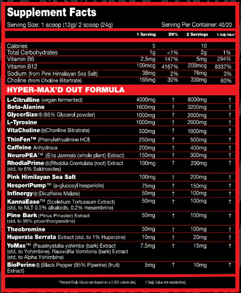 HyperMax'd Out | Fully Dosed Pre Workout - Image 5
